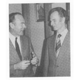 Lazenby Farwell - Prof. Lazenby and [Patrick Leary], Principal of ACAE