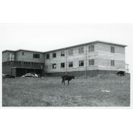 Wright College construction site, 1958