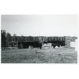 Wright College under construction, 1958