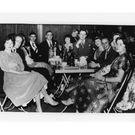 Wright College group at a party