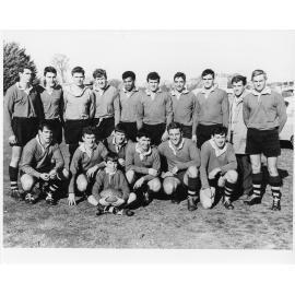 Wright College football team on a sporting field