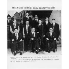 Wright College Junior Common Room Committee, 1959