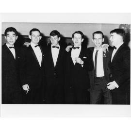 Wright College party, group of six students