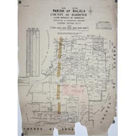 Parish of Balala County of Hardinge Land District of Armidale, 1915
