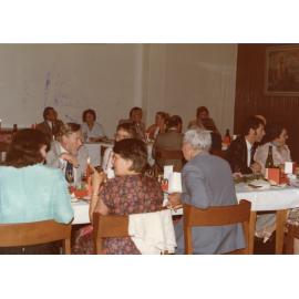 Smith Richardson’s farewell dinner at Wright College Dining Hall, 1983