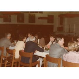 Smith Richardson’s farewell dinner at Wright College Dining Hall, 1983