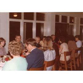 Smith Richardson’s farewell dinner at Wright College Dining Hall, 1983