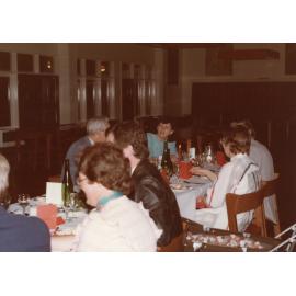 Smith Richardson’s farewell dinner at Wright College Dining Hall, 1983