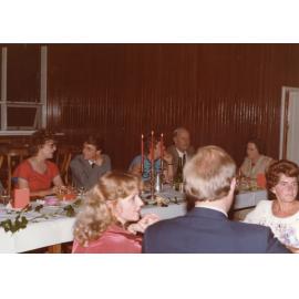 Smith Richardson’s farewell dinner at Wright College Dining Hall, 1983