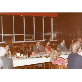 Smith Richardson’s farewell dinner at Wright College Dining Hall, 1983