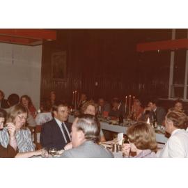 Smith Richardson’s farewell dinner at Wright College Dining Hall, 1983