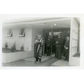 Opening of the T.R. Forster Memorial Union by G.E. Forster, University of New England, 1956