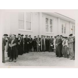 Opening of the T.R. Forster Memorial Union by G.E. Forster, University of New England, 1956