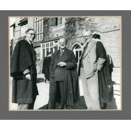 Professor Alex Stock, [unidentified], Dr R B Madgwick