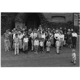 White family reunion group at Booloominbah, 1988