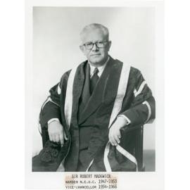 Sir Robert Madgwick, Warden, N.E.U.C. 1947-53, Vice Chancellor 1954-1966