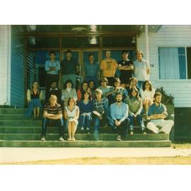 Group of students outside Wright College