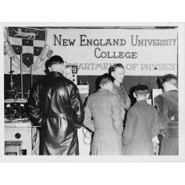 Trades Fair exhibit, Department of Physics, New England University College, 1951