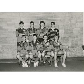 Rugby 7's in league jerseys, Wright College, 1986
