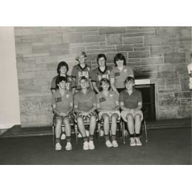 'Beta Gals' Indoor Soccer team, Wright College, 1986