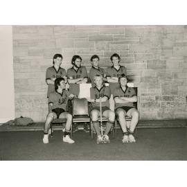 Men's hockey team, Wright College, 1986