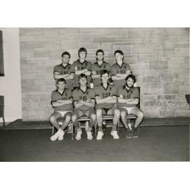 Men's Basketball, Wright College, 1986