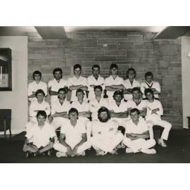 First and Second XI, Wright College, 1986