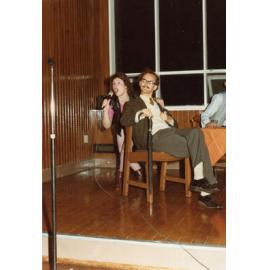 Dinah Traurig and Ed Bridle, Wright College 25th Anniversary Cabaret, 1982