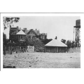 Rear view of Kings Plains Station