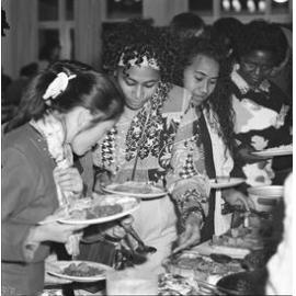 International Cuisine Night at Wright College, 1992
