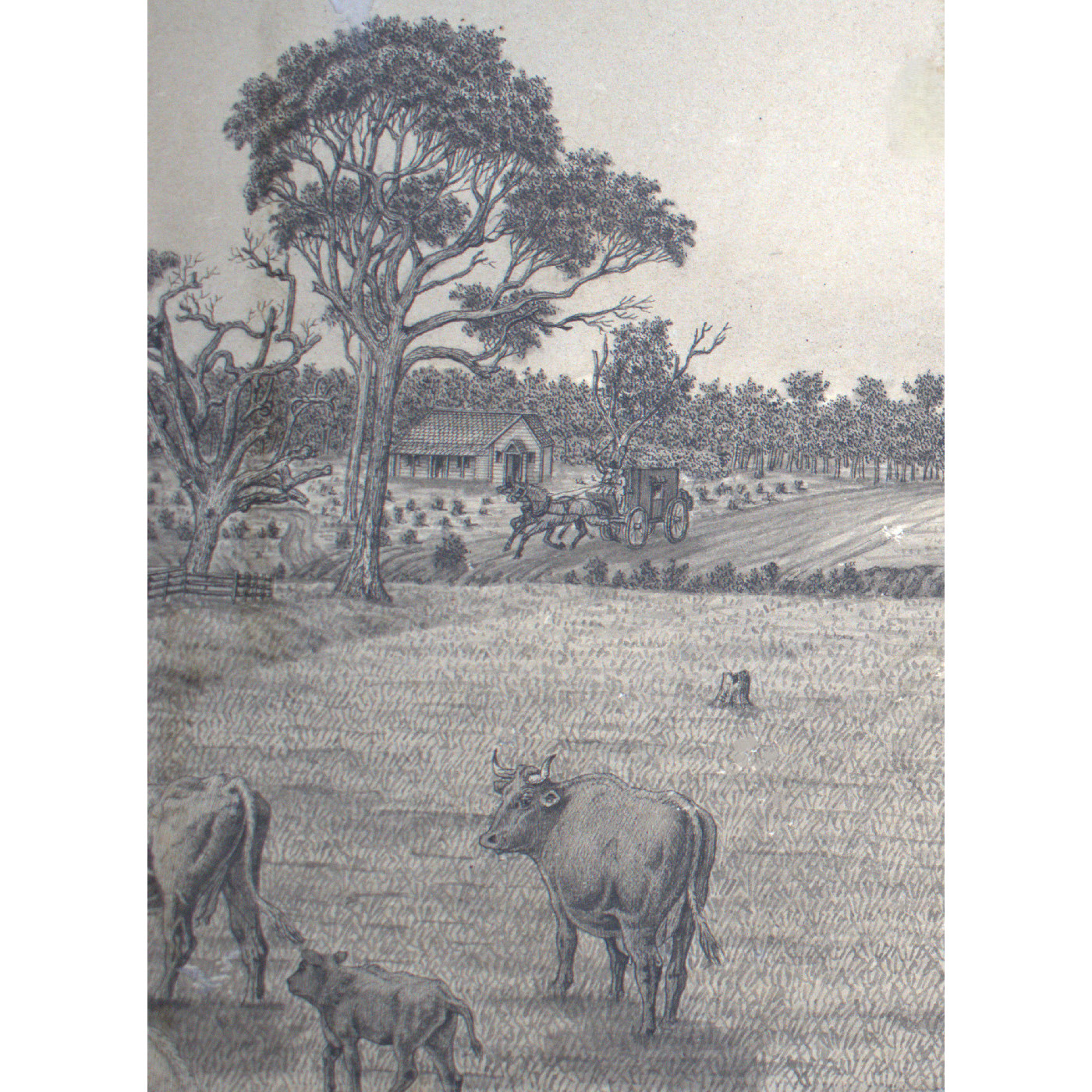 Pen and Ink sketch of Wandsworth, 1892