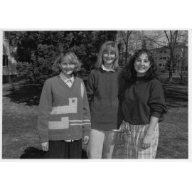 Lisa Pizzaro, Sarah Blackburn, Nancy Lozenkovski, 1988