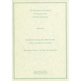 Program for the Installation of the Fifth Chancellor of UNE
