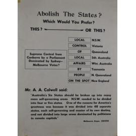 Poster - Abolish the States