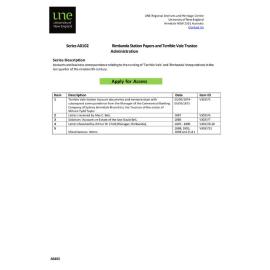  Terrible Vale Station and Rimbanda Station Papers: Finding Aid