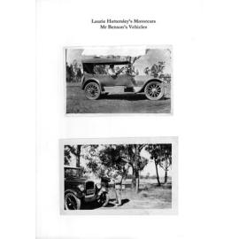 Hattersley Cars, Mr Benson's vehicles, c.1930