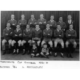 President's Cup Winners 1930-31, Rugby League team