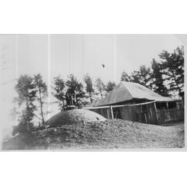 Old house with bee-hive well