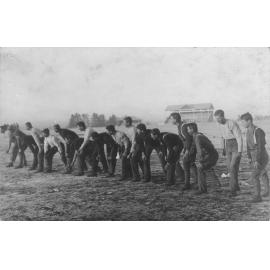 AIF training in camp at Armidale showground