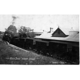 Stock train passing Uralla