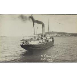 SS Noorebar at Coffs Harbour Jetty, c.1912