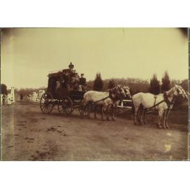 Coach on Walcha Road, driven by G.M. Bowden