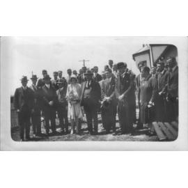 Dignitaries visit "Whare Koa",  Armidale Teachers' College, 1929-30