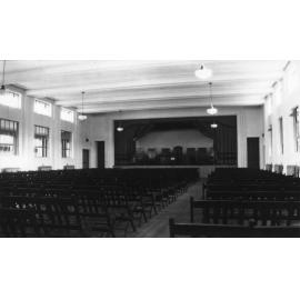 Armidale Teachers' College: Interior view of College auditorium, 1930