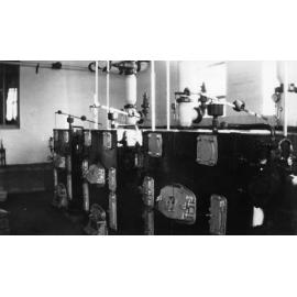 Armidale Teachers' College: Boiler room for College heating system, 1930