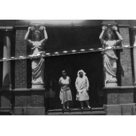 Armidale Teachers' College: Smith House: Matron Jane Ann Furnifull and Miss Alice Perrin, Warden, 1929