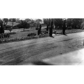 View over Armidale Teachers' College grounds from Plant Biology Lab, February 1945