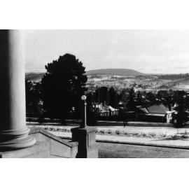 View over Armidale towards Mount Duval from Armidale Teachers' College steps, c. 1945