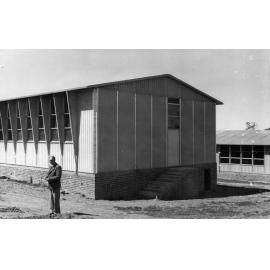 Armidale Teachers' College - Construction of Newling House, 1954 - dining room, west dormitory block