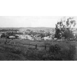 View from North Hill, Armidale, looking east, March 1945